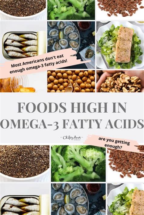 Make sure you add them to your diet for a healthy life ahead. Foods High in Omega-3 Fatty Acids - Chelsey Amer