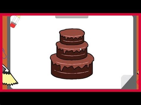 It can be used for decoration of textile, paper and. How to Draw a Beautiful Birthday Cake, Easy Simple, Step ...