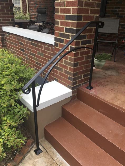 Indoor And Outdoor Wrought Iron Handrails Diy Handrail