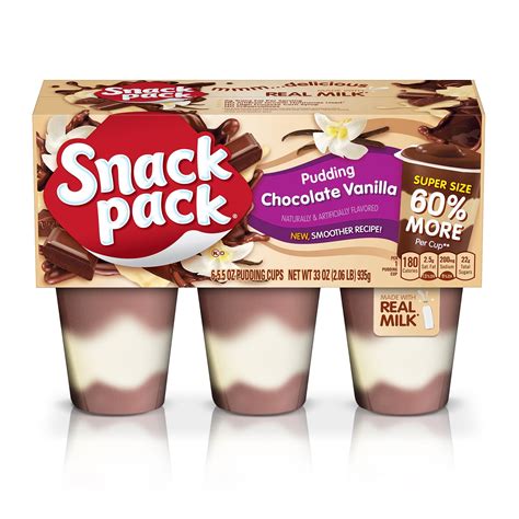Snack Pack Sugar Free Vanilla Pudding 12 Of Ounce 13 Cups