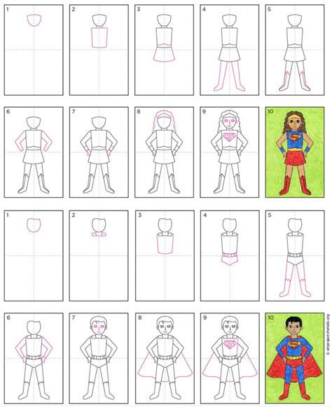 How To Draw A Superhero · Art Projects For Kids