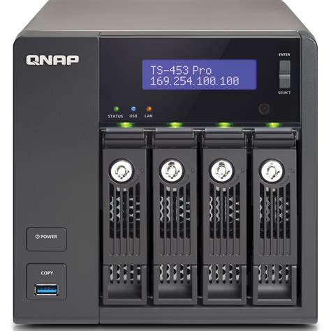 Purchase your qnap nas products from qnapdirect! QNAP TS-453-Pro-8G 4-Bay SMB NAS Server TS-453-PRO-8G-US B&H