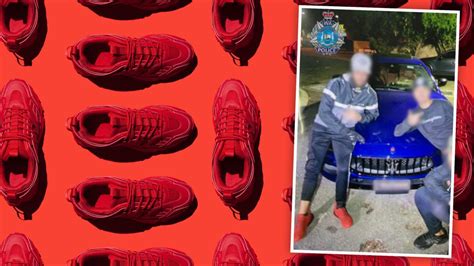 Eshay Three Charged Over Perth Luxury Car Thefts As ‘red Shoe Photo