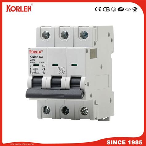The circuit breaker is mainly designed for closing or opening of an electrical circuit, thus protects circuit breaker essentially consists of fixed and moving contacts. China Miniature Circuit Breaker 6ka 63A CB Knb2-63 S3 3p ...