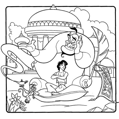 You want to see all of these cartoons, aladdin coloring pages, please click here! Aladdin and jasmine to color for children - Aladdin (and ...