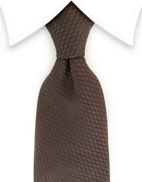 Chocolate Brown Geometric Tie Gentlemanjoe