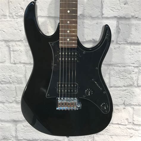 Ibanez Grx20 Electric Guitar Black With Whammy Bar Evolution Music