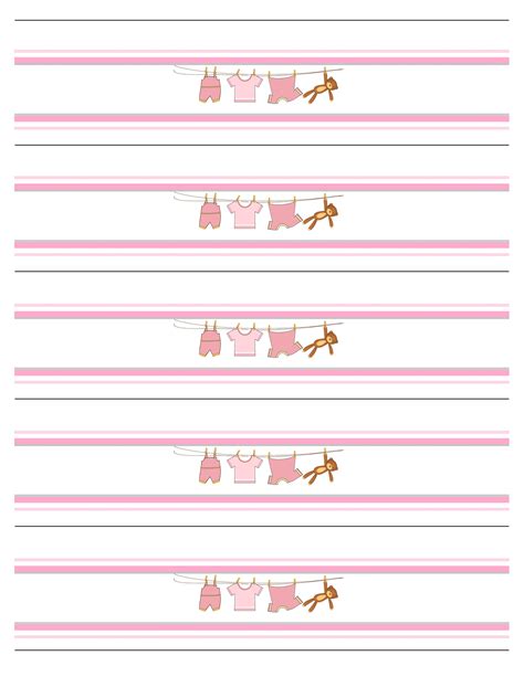Customize baby shower label templates with address labels, party banners, postcards, & water bottles. Baby Girl Shower Free Printables - How to Nest for Less™