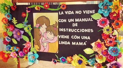 Periódico Mural Del Mes De Mayo Día De Las Madres Mothers Day Minnie