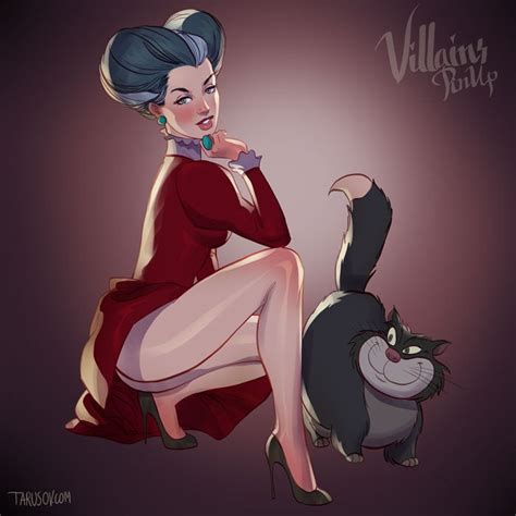 Lady Tremaine Sexy Disney Villains Pinup Fan Art