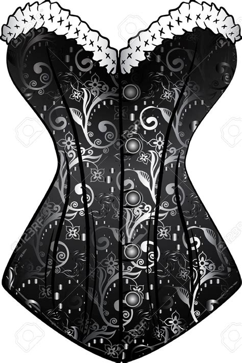 Black Corset Royalty Free Cliparts Vectors And Stock Illustration