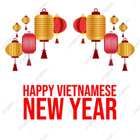 Vietnamese New Year Vector Design Images Happy Vector Vietnamese New