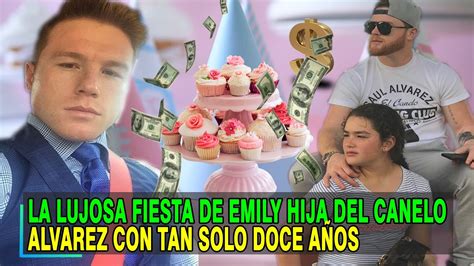 .'el canelo' álvarez y fernanda gómez, quienes habían levantado una alta expectativa en cuanto a la magnitud de su boda, especialmente al con la esperanza de poder ver por primera vez el vestido de novia de fernanda gómez, y de felicitarla al igual que a su ahora esposo, saúl 'el canelo' álvarez. La lujosa fiesta de Emily, hija del Canelo Álvarez. - YouTube