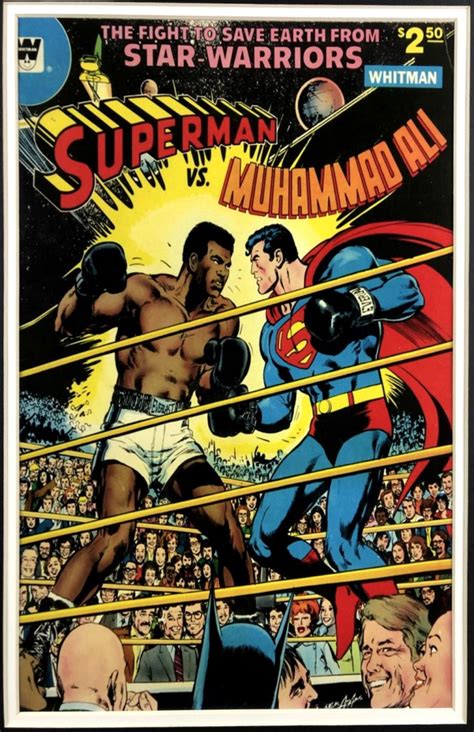 Dc Comics Superman Vs Muhammad Ali Custom Framed Comic Book