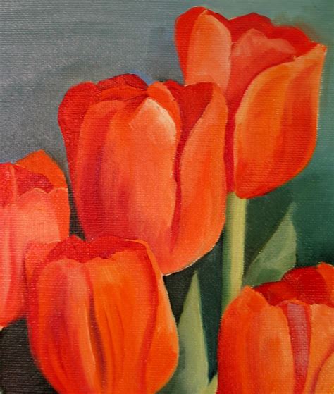 Nels Everyday Painting Tulips Again Sold