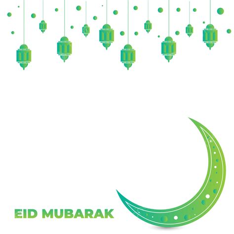 Eid Mubarak Design Vector Hd Png Images Eid Mubarak Hanging Lanterns