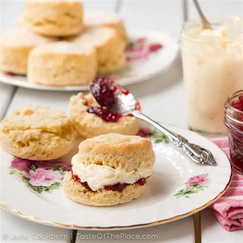 Fresh British Scones For Cream Tea