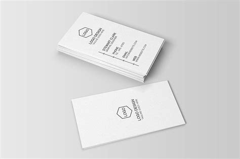 Clean Minimal Business Card Template Minimal Business Card Business