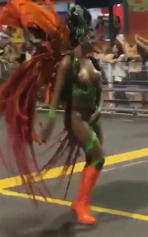 Scantily Clad Carnival Queen S Thong Pings Open And Falls Off In
