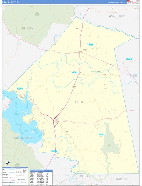 Maps Of Polk County Texas