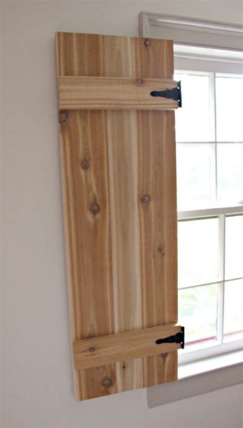 We supply you with all the parts of the shutters (louvers, panels, frames.) sized exactly to fit your windows. DIY Interior Cedar Shutters - Pretty Handy Girl