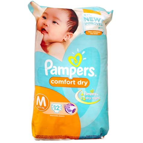 Pampers Comfort Medium Regular 12s Csi Supermarket