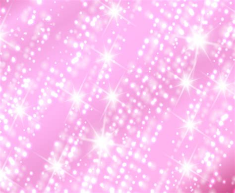 Vector Pink Sparkles Background With Glow Stars Vector Art And Graphics