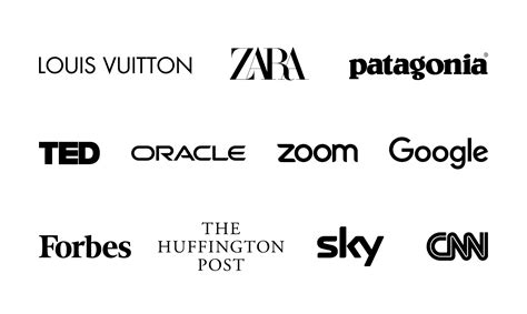 28 Inspiring Examples Of Typography Based Logos Ultra
