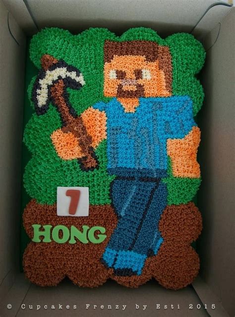 Minecraft Steve Birthday Cake As Well As Happy Birthday To Create