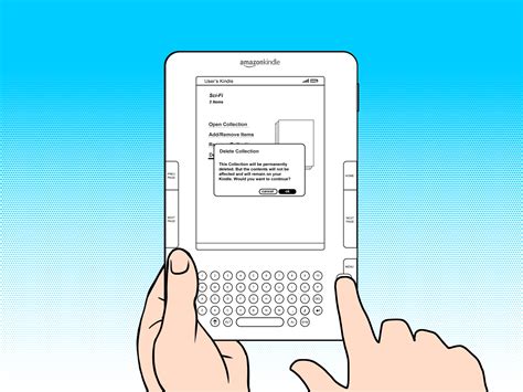This is where you go to permanently delete books/files/apps/etc or return books to kindle. 3 Ways to Remove a Collection from a Kindle 2 - wikiHow
