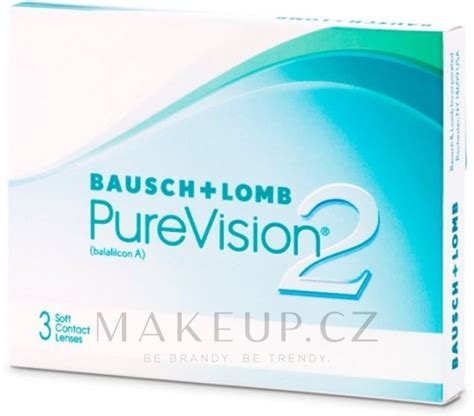 Bausch Lomb PureVision 2 Kontaktní čočky zakřivení 8 6 mm 3 ks