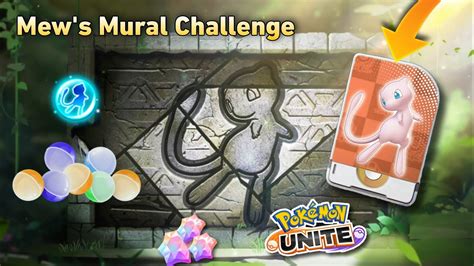 Mews Mural Challenge In Pokemon Unite Free Mew Event In Pokemon