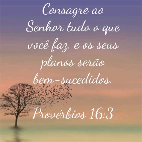 Provérbios 16 3