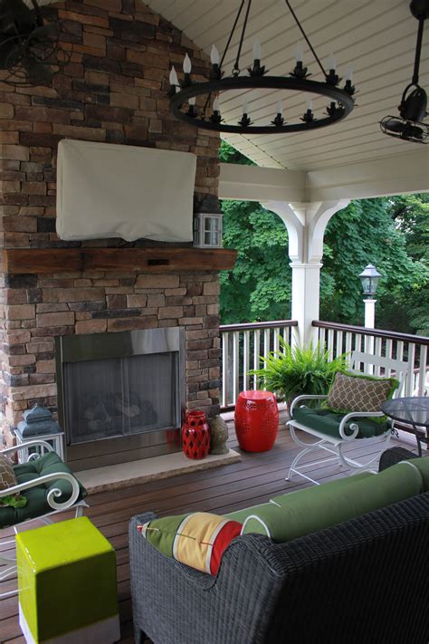 Trex Deck With Gas Fireplace Outdoor Remodel Deck Fireplace Outdoor