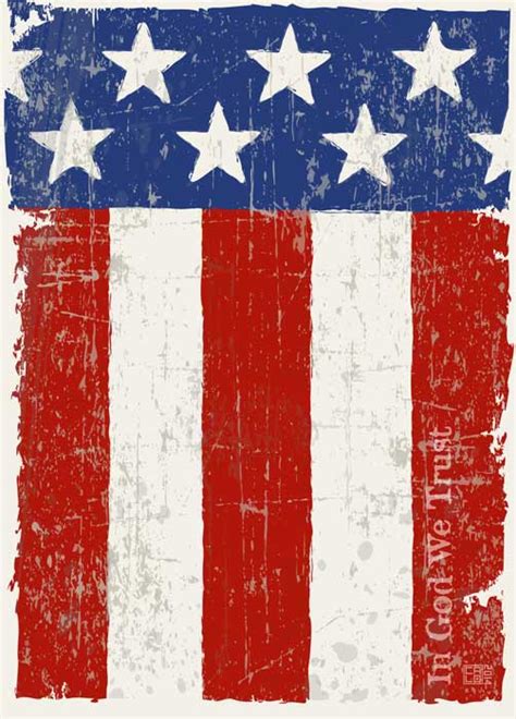 Flag Of The United States Vertical Badfishposters