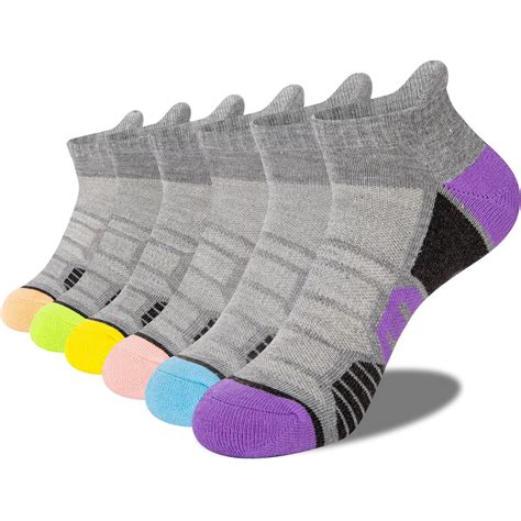 Literra Womens Ankle Socks For Women Low Cut Athletic Socks Cushioned