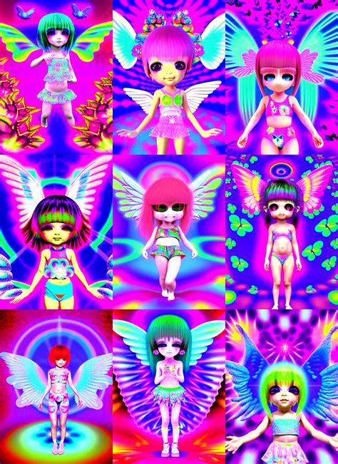 3d Render Of Chibi Rave Flower Baby By Ichiro Tanida Stable Diffusion
