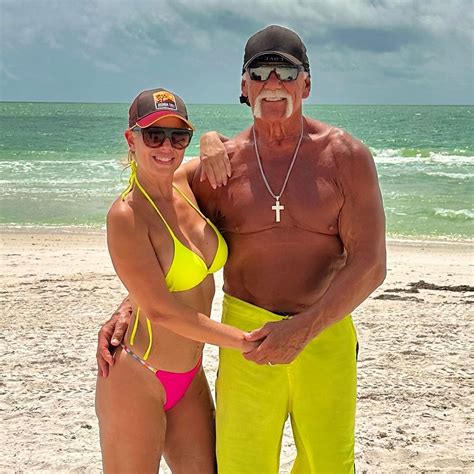 wwe legend hulk hogan shows off impressive physique aged 69 but fans are more distracted by