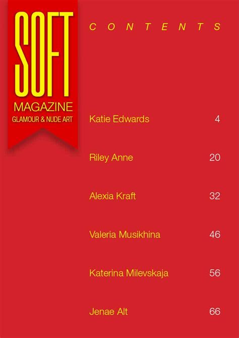 Soft Magazine October 2022 Riley Anne Nude Art Magazines
