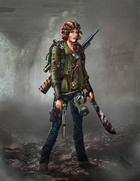 Zombie Apocalypse Survivor Maggie By Mr Donkeygoat On Deviantart Rpg Character Character