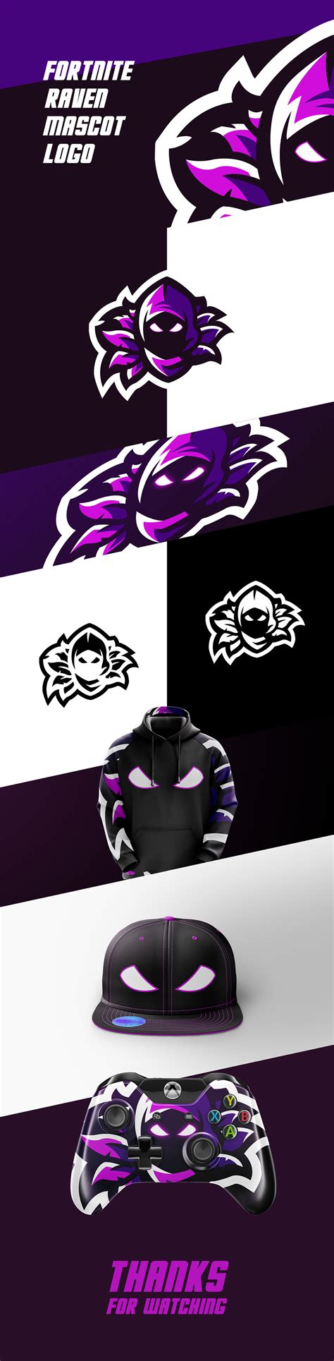 Fortnite Raven Mascot Logo On Behance