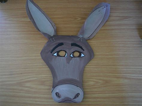 “shrektacular” Shrek Party Ideas Donkey Mask Paper Plate Masks