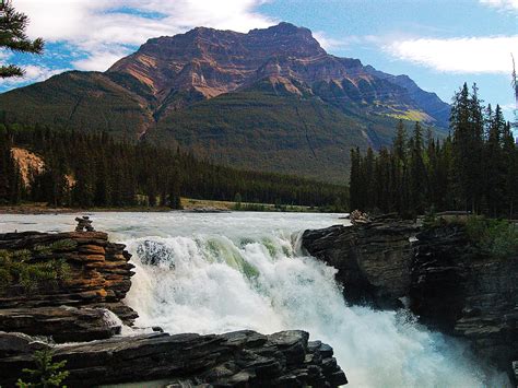 Athabasca Falls Jasper Alberta Canada Beautiful Photos Of Nature