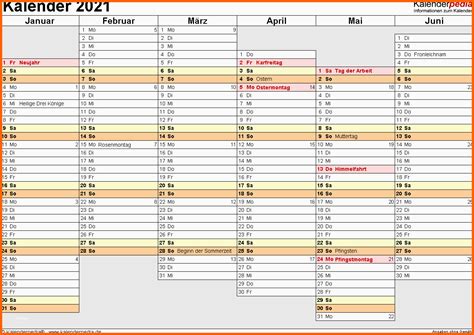 Kalender 2021 auch zum ausdrucken auf a4. Fantastisch Kalender 2021 Word Zum Ausdrucken 16 Vorlagen ...