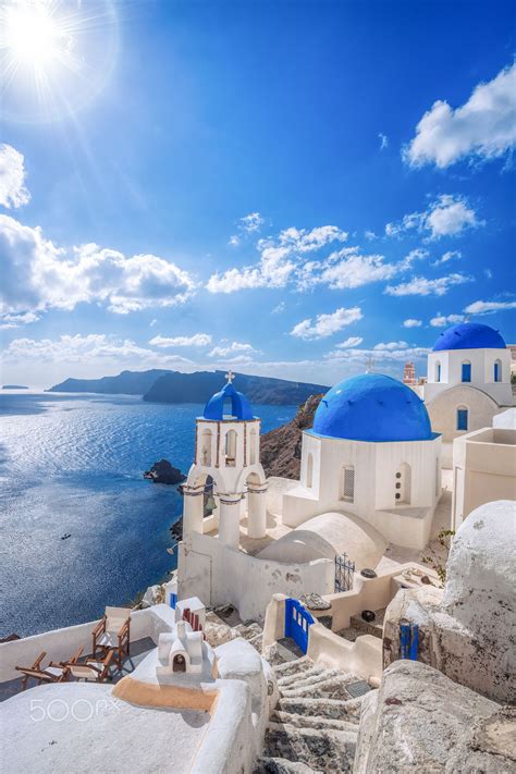 Blue Domes Oia Santorini Greece Greece Travel Places