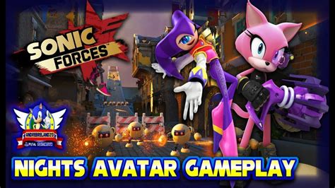 Sonic Forces Ps4 1080p Nights Avatar Gameplay Youtube