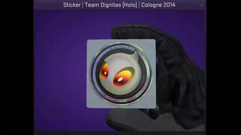Dignitas (holo) katowice 2014 sticker collection (loadout showcase). Team Dignitas Holo Cologne 2014 CSGO - YouTube
