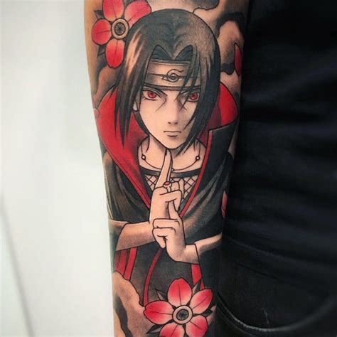 Tatuaje De Itachi Tatuagem Do Naruto Tatoo Naruto Anime Tatoo