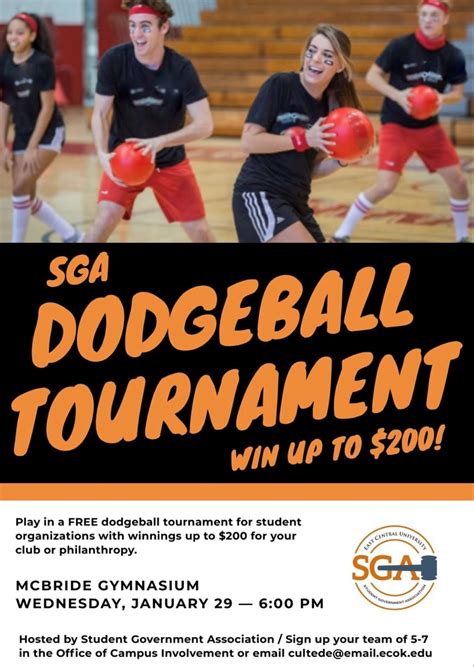 Dodgeball Tournament Flyer Template Free