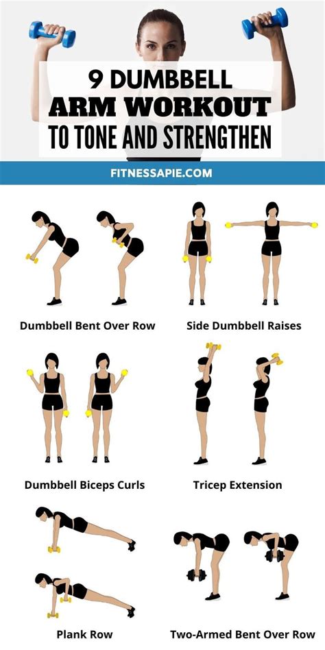 9 dumbbell arm workout to tone and strengthen dumbbell arm workout arm workout routine